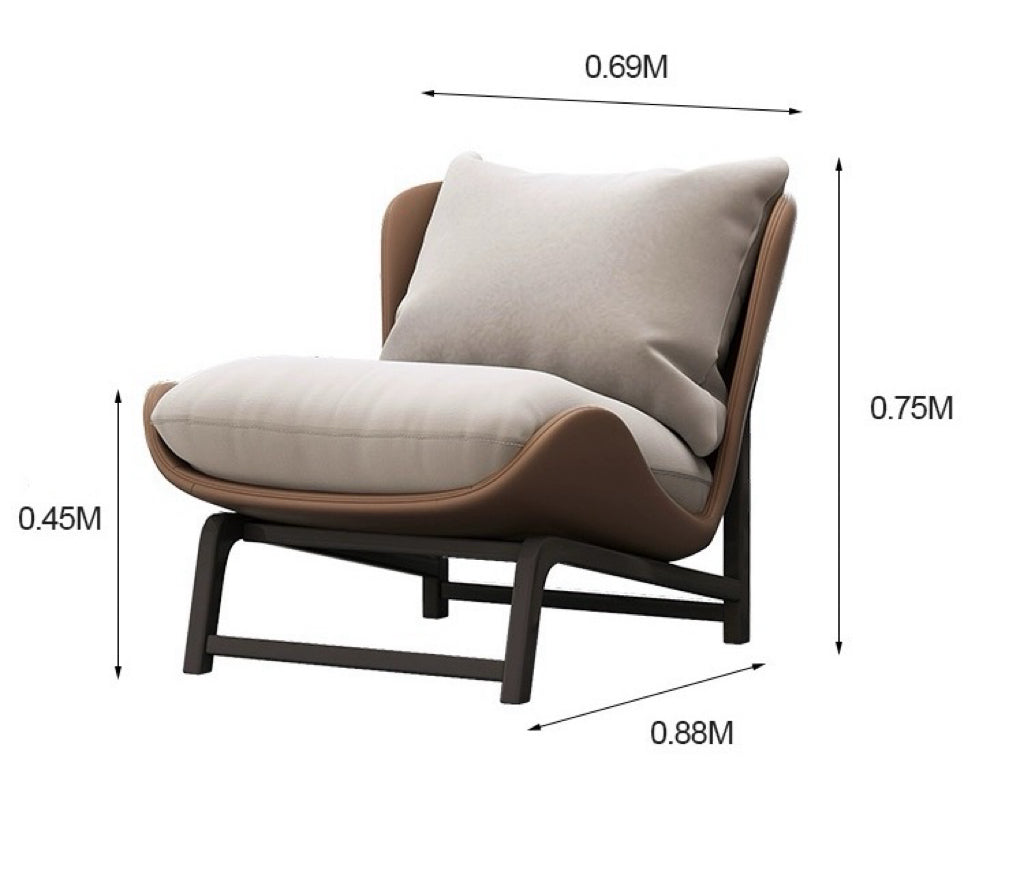 Nordic Modern Single Sofa Chair Stylehome