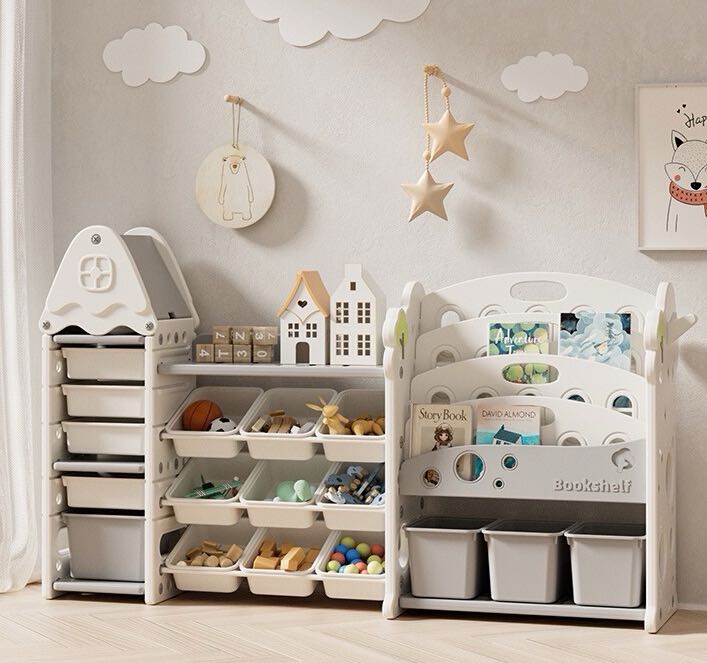 Children's Toy and Book Storage Shelf Stylehome